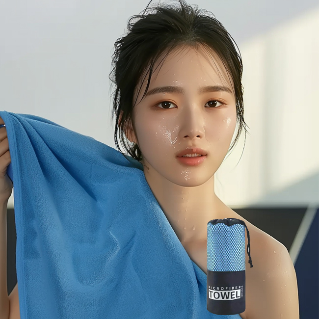 에어로 드라이 스포츠 타월/초경량/흡수력/빠른 건조/여행용/피트니스/다용도 /운동용/컴팩트//마이크로파이버 타월