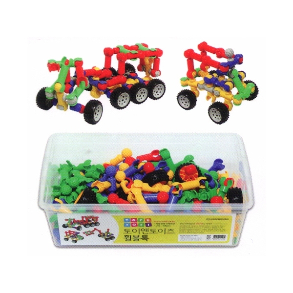 스매싱스포츠  휠블록 바퀴가돌아가는블록/교육용품/놀이교구/블럭놀이/유아블록/창의력발달/토이앤토이즈 231220