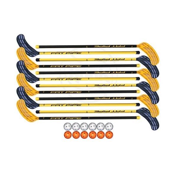 후크  팻파이프 블라스터 90(Fapipe Blaster) 플로어볼 세트 (스틱12개+공12개) (중고등부 보급형 스틱공세트) /대한플로어볼협회(KFF)공인품/뉴스포츠/경기용/후크90 231220