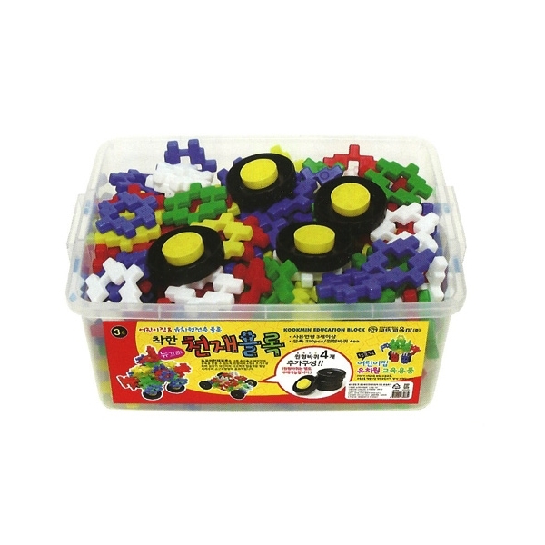 스매싱스포츠  뉴꼬마 천재블록 3호 214pcs /어린이집 블록/놀이블럭/유치원전용블록/유아교육/블럭놀이 231220