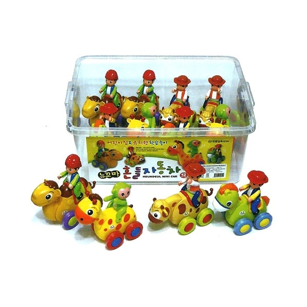 스매싱스포츠  뉴꼬마 흔들자동차 12p 학습놀이/어린이집 블록/놀이블럭/유치원전용블록/유아교육/블럭놀이 231220